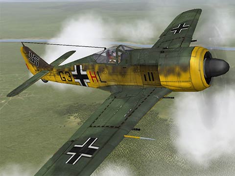 Speculative scheme for JG2 training Fw 190 A