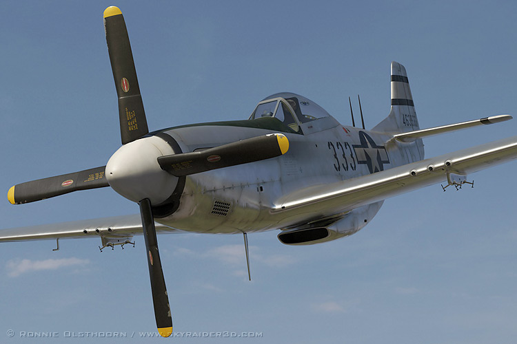 P-51D in Mental Ray